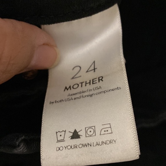 Rare MOTHER 
Looker Ankle Fray Distressed Jeans with Lightning Bolt (J2) - Picture 9 of 10